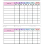 Free, Custom Printable Workout Planner Templates Online | Canva Pertaining To Free Printable Exercise Log Template
