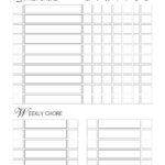 Free Customizable Chore Chart Templates To Print | Canva For Free Printable Daily Chore Chart Template