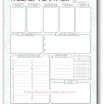 Free Cute Weekly Planner Printable To Get Organized Intended For Free Printable Cute Weekly Planner Template