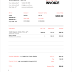 Free Daycare Invoice Template | Pdf | Word | Excel Regarding Free Printable Daycare Invoice Template