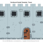 Free Diy Cardboard Castle For Kids | Build Your Own Cardboard Castle With Regard To Free Printable 3D Castle Template