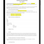 Free Dj Contract Template With Free Printable Dj Contract Template