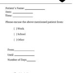 Free Doctor'S Notes Templates Inside Free Printable Doctors Note Template