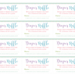 Free, Easy To Print Diaper Raffle Tickets   Tulamama Within Free Printable Diaper Raffle Ticket Template