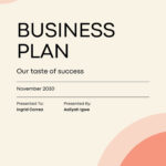 Free Editable And Printable Business Plan Templates | Canva Regarding Free Printable Business Plan Template