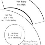 Free Elf Party Hat Pdf Pattern And Instructions   Tracy'S Sewing Intended For Free Printable Elf Hat Template