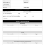 Free Employment Application Form Template   Wordlayouts For Free Printable Application For Employment Template