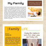 Free Family Newsletter Template | Thegoodocs Within Free Printable Family Newsletter Template