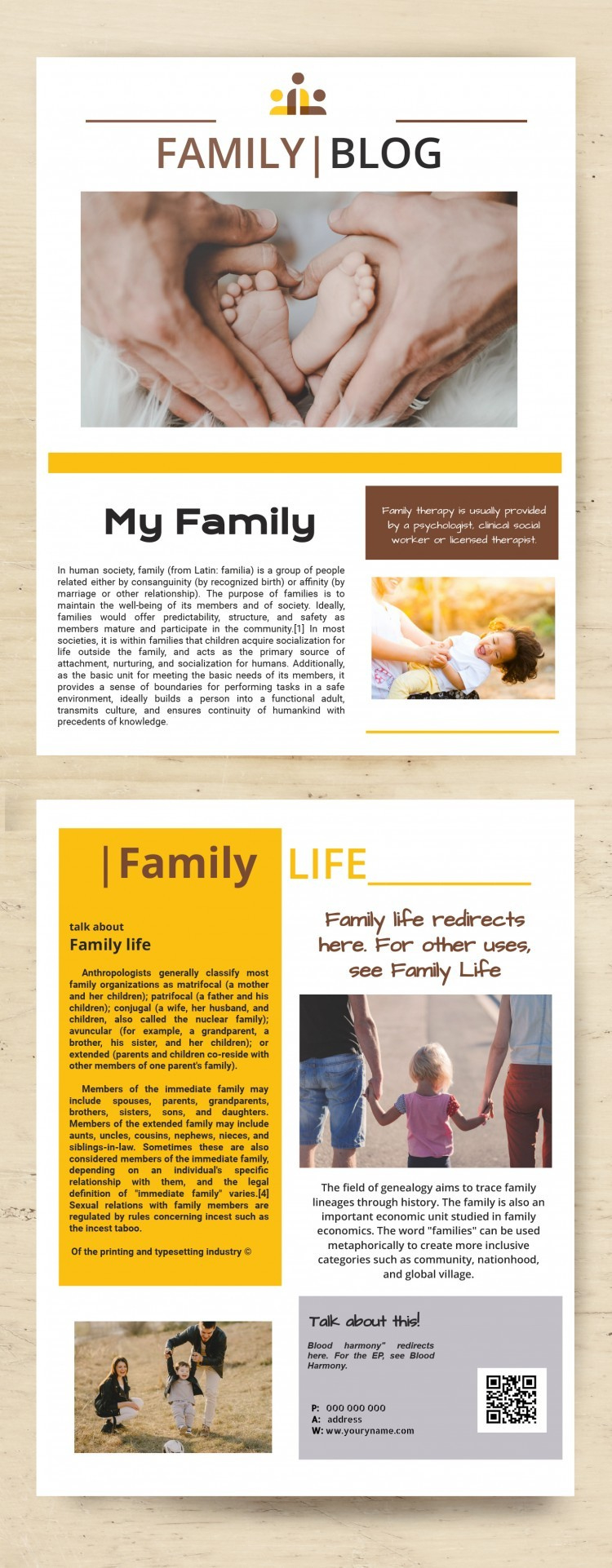 Free Family Newsletter Template | Thegoodocs within Free Printable Family Newsletter Template