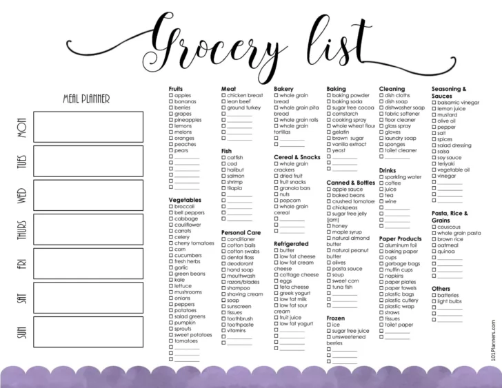 Free Printable Fitness Journal Template
