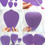 Free Flower Template: How To Make Large Paper Flowers Within Free Printable Giant Paper Flower Template