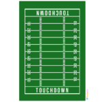 Free Football Field Clipart (Royalty Free) | Pearly Arts For Free Printable Football Field Template