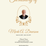 Free Funeral Templates, Editable And Printable Intended For Free Printable Funeral Program Template