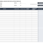 Free General Ledger Templates | Smartsheet Pertaining To Free Printable Accounting Ledger Template