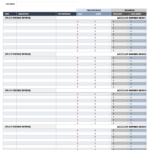 Free General Ledger Templates | Smartsheet With Regard To Free Printable General Ledger Template