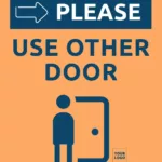 Free Please Use Other Door Sign Templates With Regard To Free Printable Door Sign Template