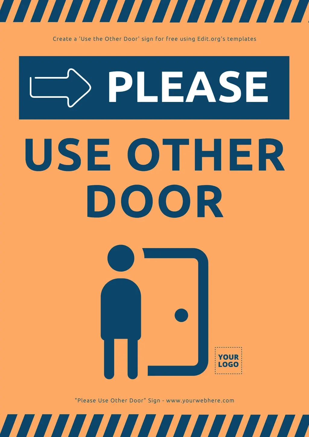 Free Please Use Other Door Sign Templates with regard to Free Printable Door Sign Template