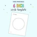 Free Printable 6 Inch Circle Template   The Artisan Life In Free Printable 6 Inch Circle Template
