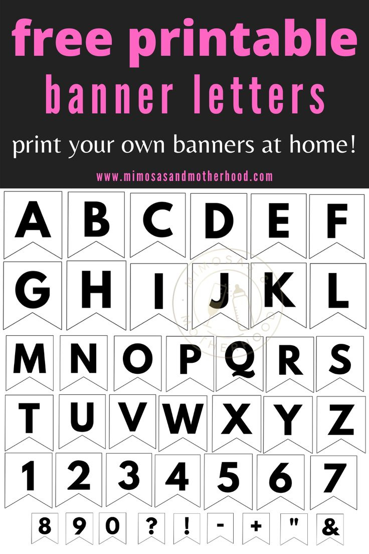 Free Printable Abc Banner Template intended for Free Printable Alphabet Banner Template