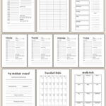 Free Printable Adhd Planner For Adults | Free Adhd Planner Inside Free Printable Adhd Planner Template
