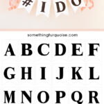 Free Printable Alphabet And Number Banner! Adorable! Within Free Printable Alphabet Banner Template