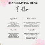 Free Printable And Customizable Dinner Party Menu Templates | Canva Regarding Free Printable Dinner Party Menu Template