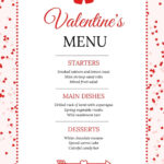 Free Printable And Customizable Dinner Party Menu Templates | Canva With Free Printable Dinner Menu Template