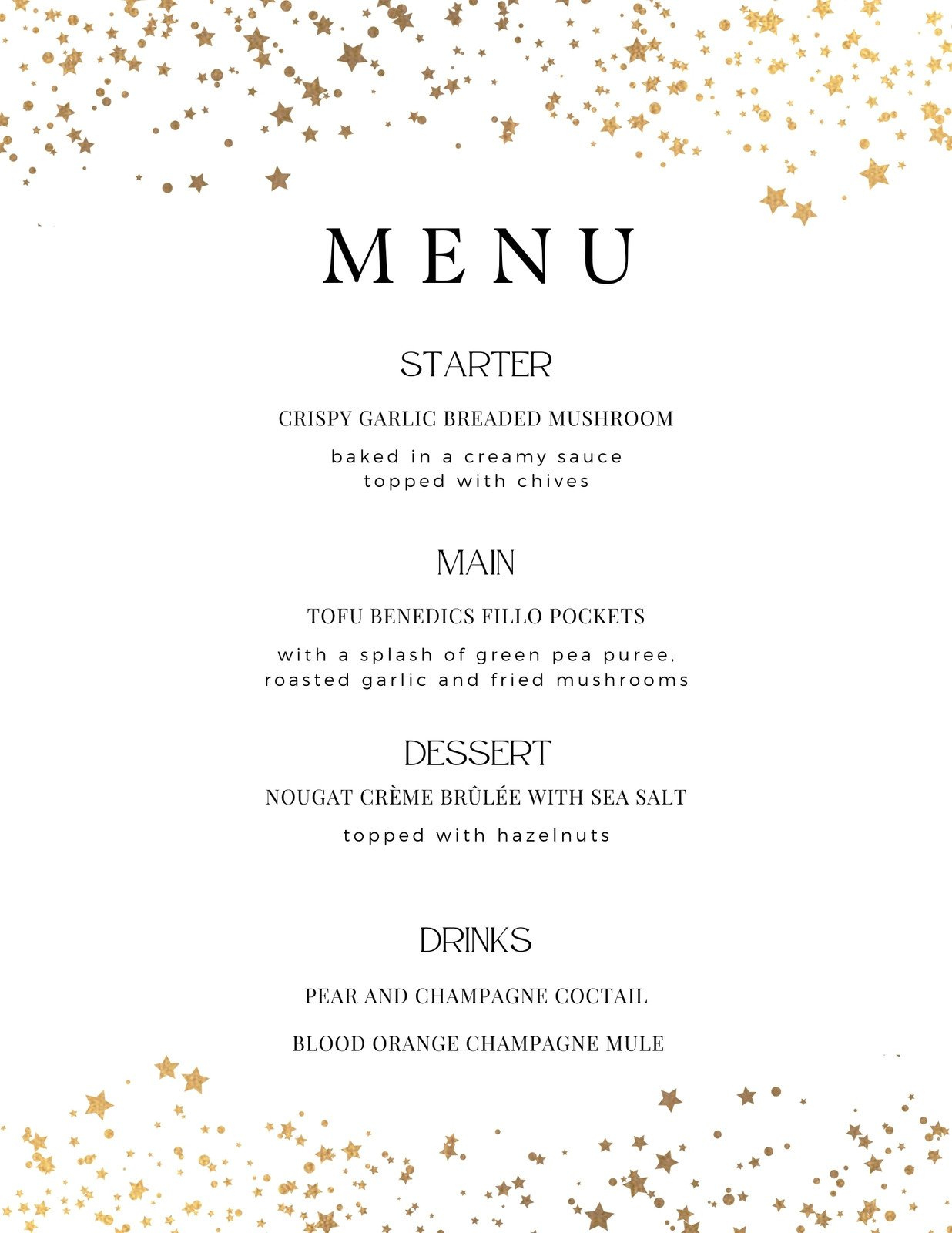 Free Printable And Customizable Dinner Party Menu Templates | Canva within Free Printable Dinner Party Menu Template