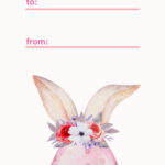 Free Printable And Customizable Easter Tag Templates | Canva For Free Printable Easter Labels Template