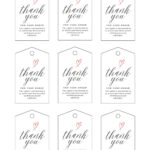 Free, Printable And Customizable Gift Tag Templates | Canva For Free Printable Blank Gift Tags Template