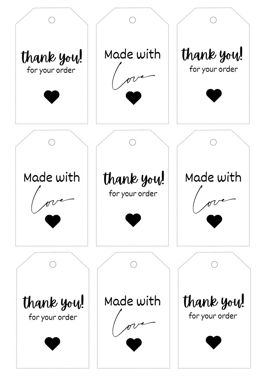 Free, Printable And Customizable Gift Tag Templates | Canva pertaining to Free Printable Blank Gift Tag Template