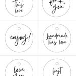 Free, Printable And Customizable Gift Tag Templates | Canva With Regard To Free Printable Editable Gift Tag Template