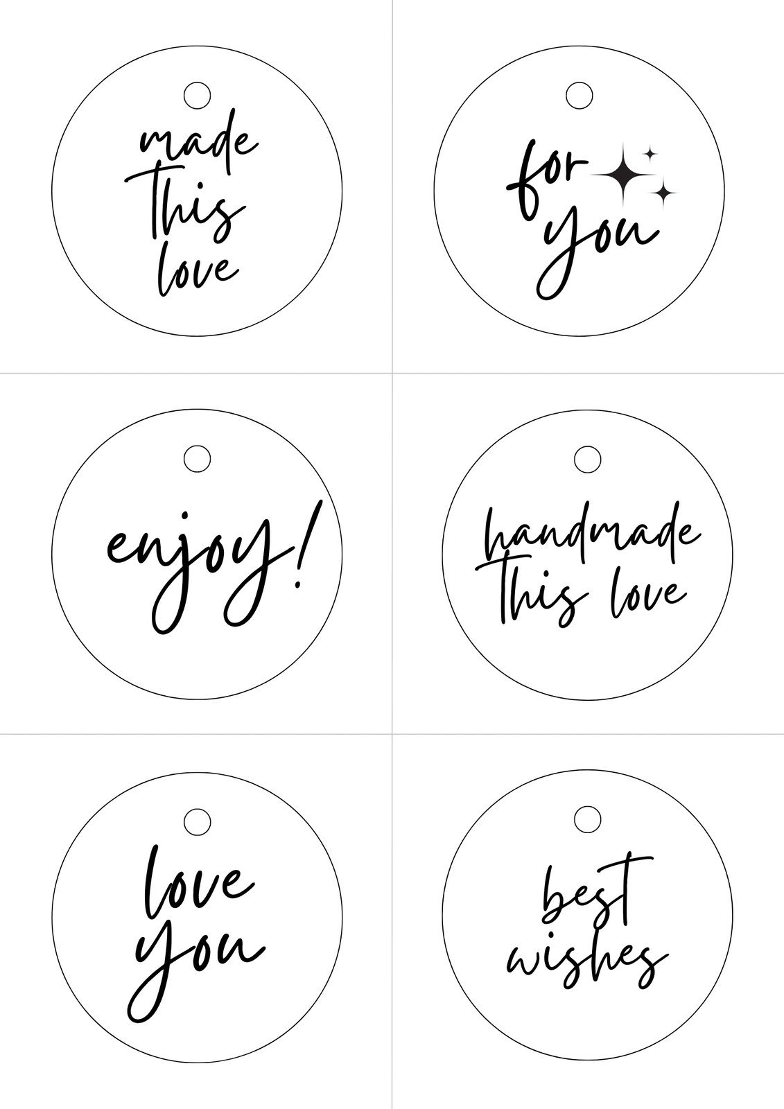 Free, Printable And Customizable Gift Tag Templates | Canva with regard to Free Printable Editable Gift Tag Template