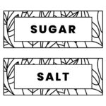 Free Printable And Customizable Kitchen Label Templates | Canva Regarding Free Printable Food Label Template