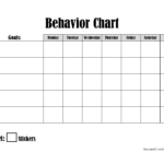 Free Printable And Editable Odd Behavior Chart With Free Printable Daily Behavior Chart Template