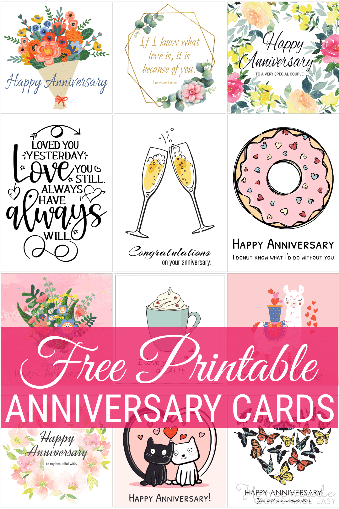 Free Printable Anniversary Cards throughout Free Printable Anniversary Card Template