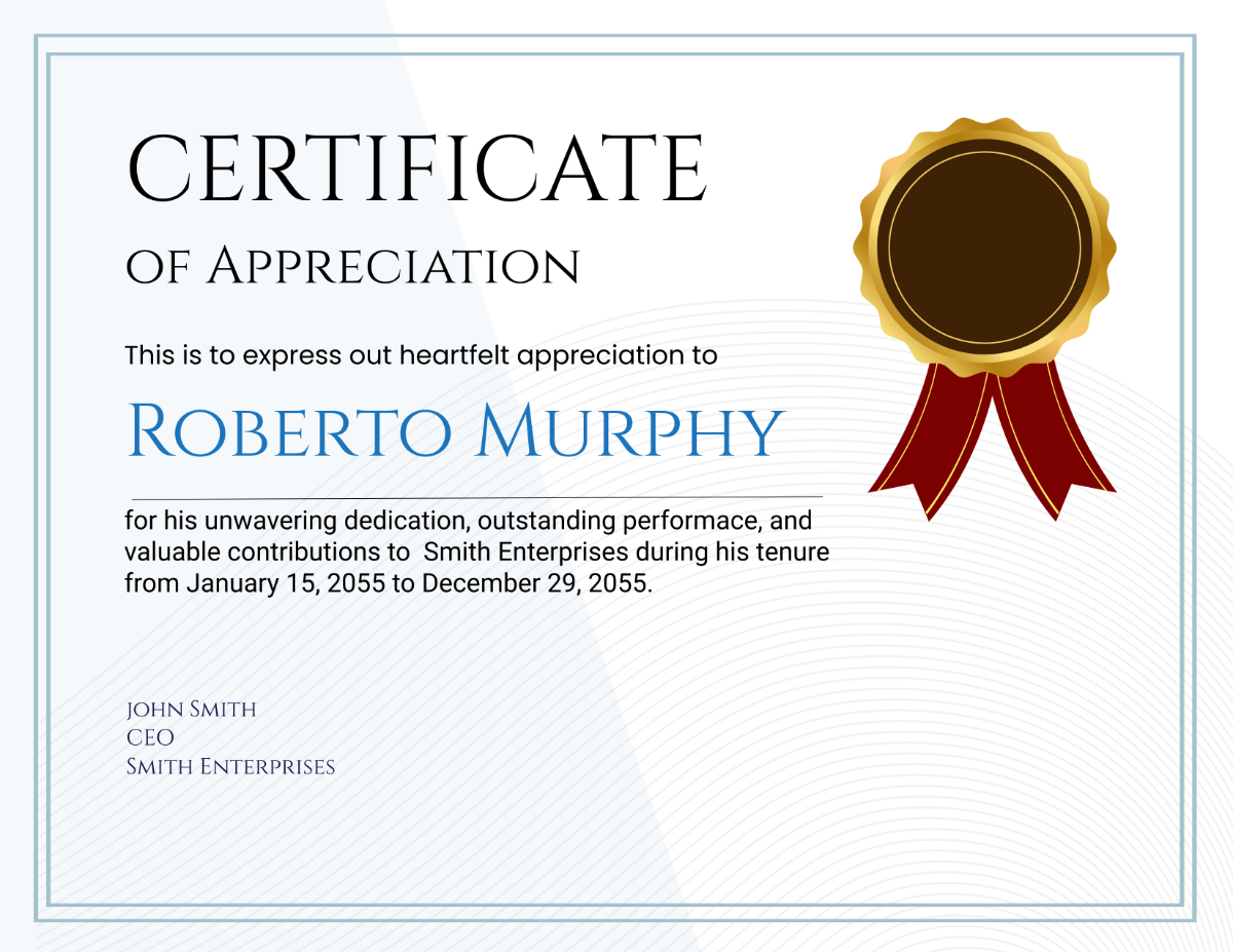 Free Printable Appreciation Certificate Templates To Customize Online with regard to Free Printable Certificate Of Appreciation Template