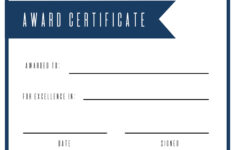 Free Printable Award Certificate Template – Paper Trail Design regarding Free Printable Award Certificate Template