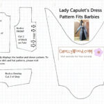 Free Printable Barbie Doll Clothes Patterns   Free Doll Clothes With Free Printable Barbie Doll Sewing Patterns Template