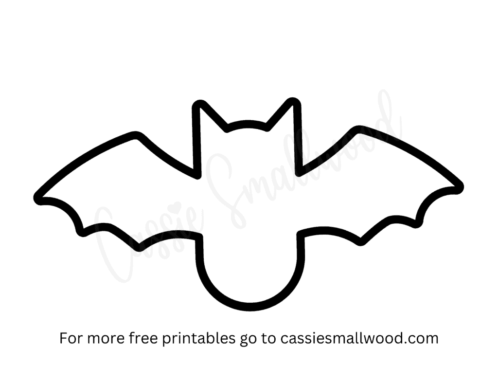 Free Printable Bat Templates (Small, Medium, And Large) - Cassie with Free Printable Bat Template For Halloween