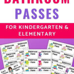 Free Printable Bathroom Passes & Hall Pass Printables With Regard To Free Printable Bathroom Pass Template