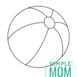 Free Printable Beach Ball Template – Simple Mom Project Inside Free Printable Beach Ball Template