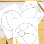 Free Printable Beach Ball Templates And Coloring Pages Regarding Free Printable Beach Ball Template