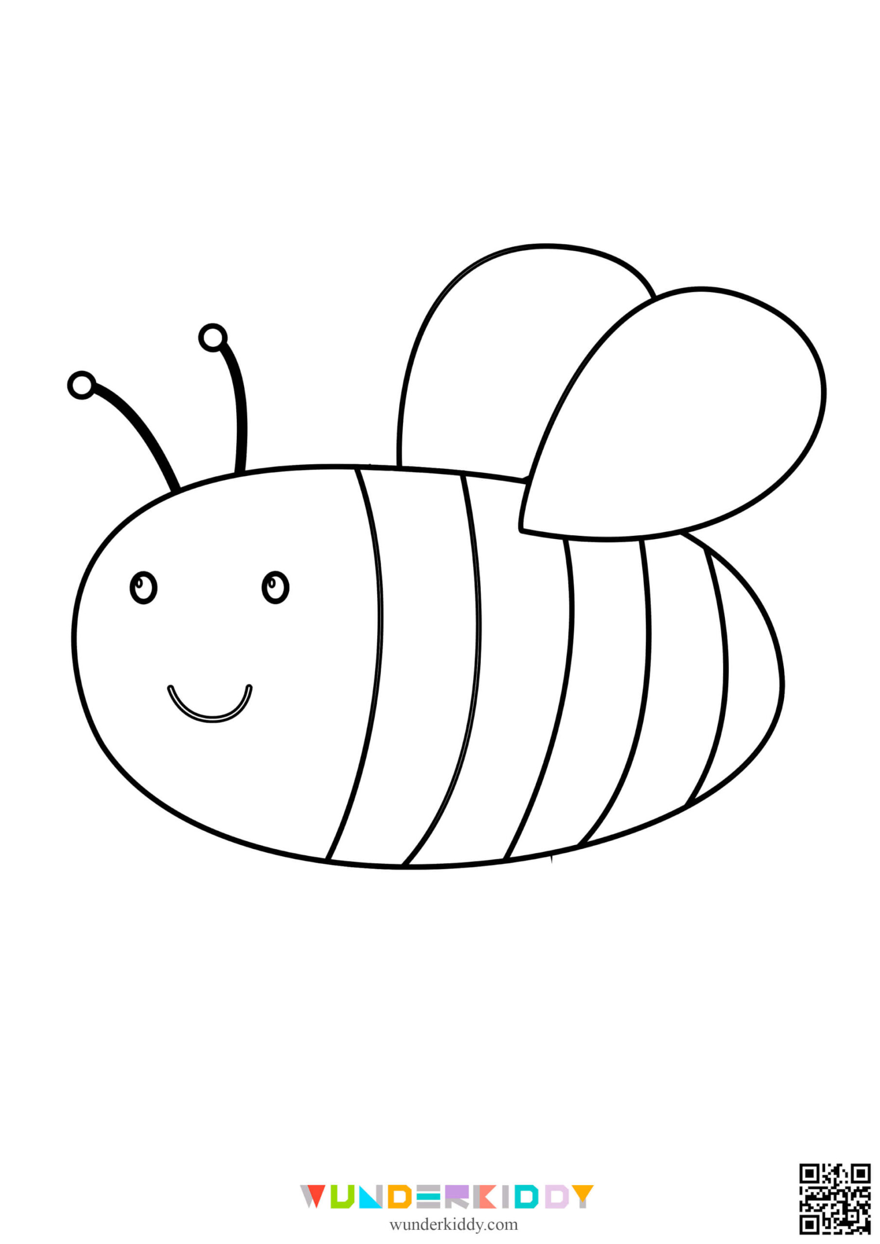 Free Printable Bee Template For Kindergarten Craft regarding Free Printable Bumble Bee Template