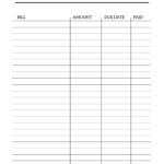 Free Printable Bill Tracker   Paper Trail Design In Free Printable Bill Calendar Template