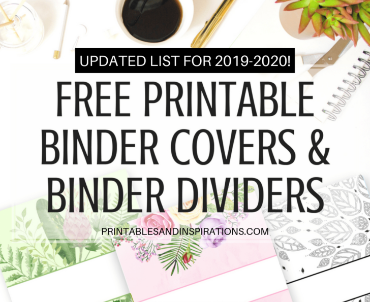 Free Printable File Dividers Template