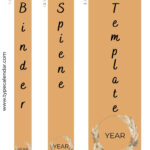 Free Printable Binder Spine Insert Templates [1, 2, 3 Inch] Label With Regard To Free Printable Book Spine Template