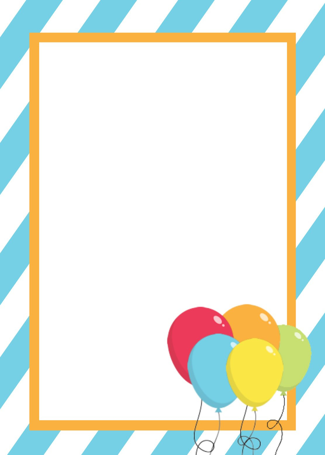 Free Printable Birthday Invitation Templates with regard to Free Printable Blank Invitations Template