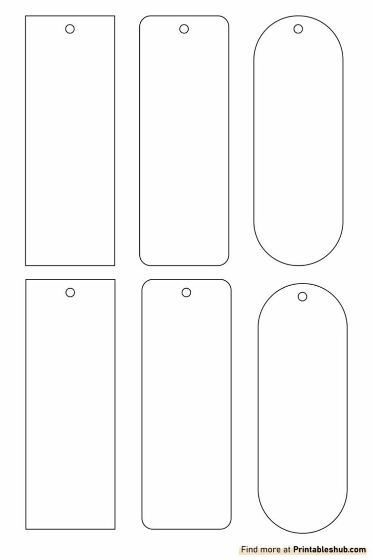 Free Printable Bookmark Template