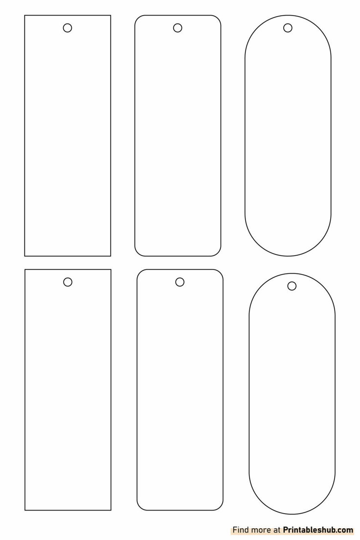 free printable blank bookmark templates pdf included with free printable bookmark template Free Printable Blank Bookmark Templates [Pdf Included with Free Printable Bookmark Template